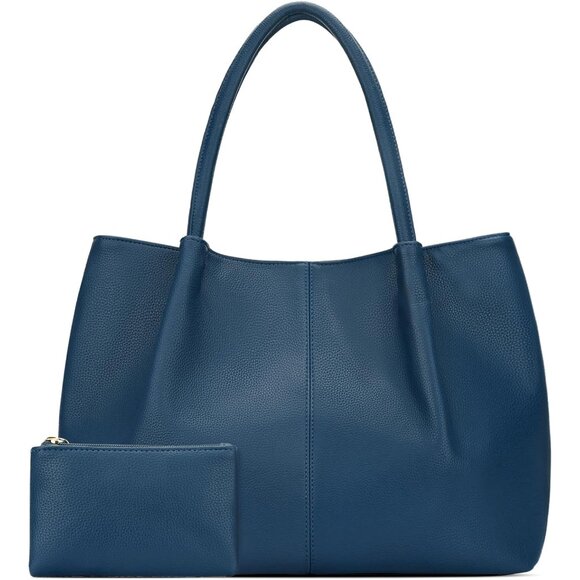 Tote Bag for Women Vegan Leather Shoulder Purse Large Capacity Travel Bag